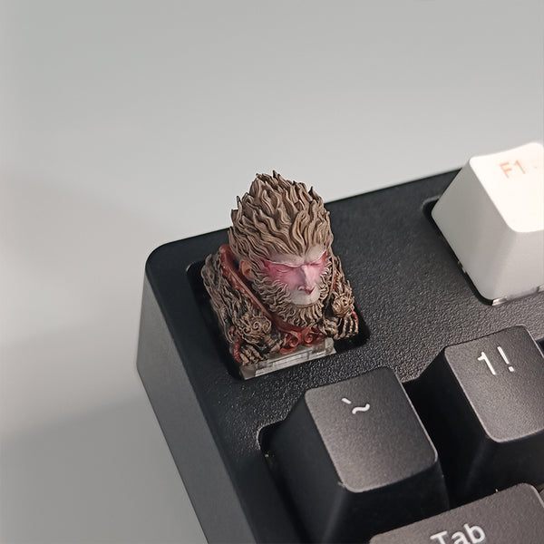 esin hand-painted keycaps art creative personalized keycaps Journey to the West Monkey King keycaps