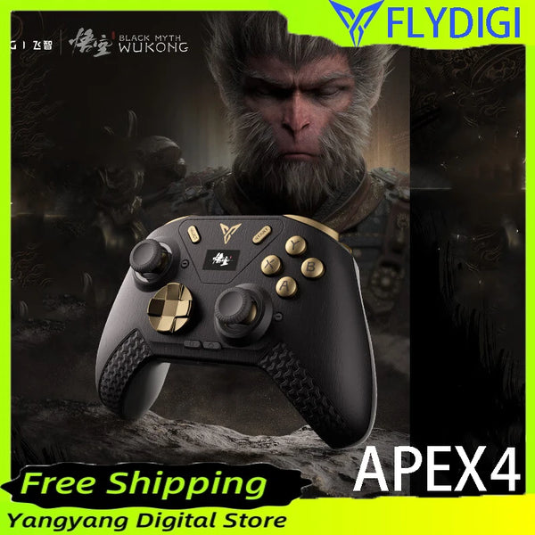 Flydigi APEX 4 Black Myth:Wukong Gamepad Alloy Force Adjustable Joystick Feedback Trigger Game Controller PC Gamer Accessories