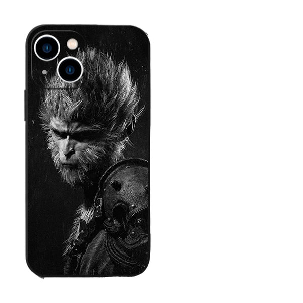 Unique Black Goku Phone Case for Anime Fans